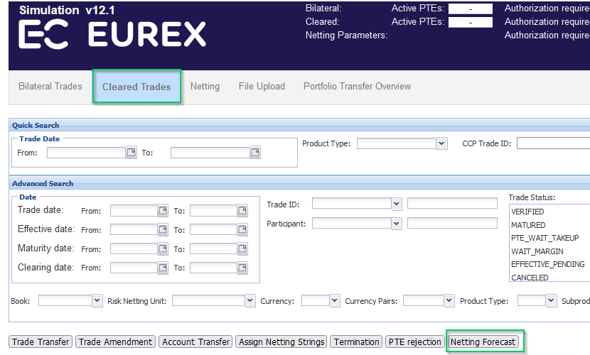 Question 12.1 OTC Clear GUI